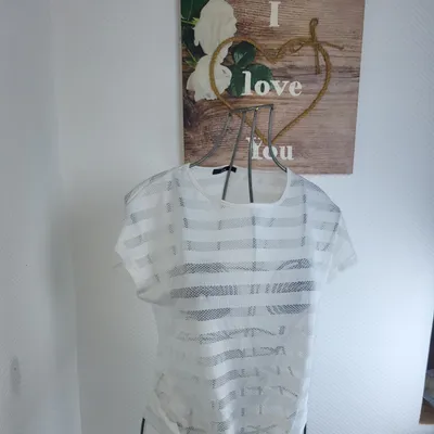 Haut blanc basic taille 36 mim